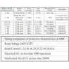 MTS AC C6 6A 240V 2P (L-N) Manual Transfer Change Over Switch COS 1-Ph